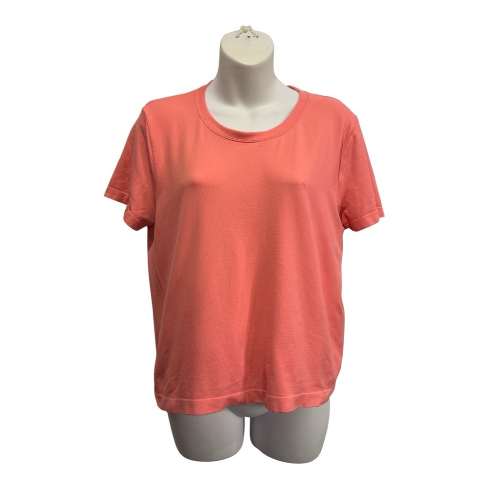 Harmony Balance Short Sleeve Women's Tee. Peach. Size medium